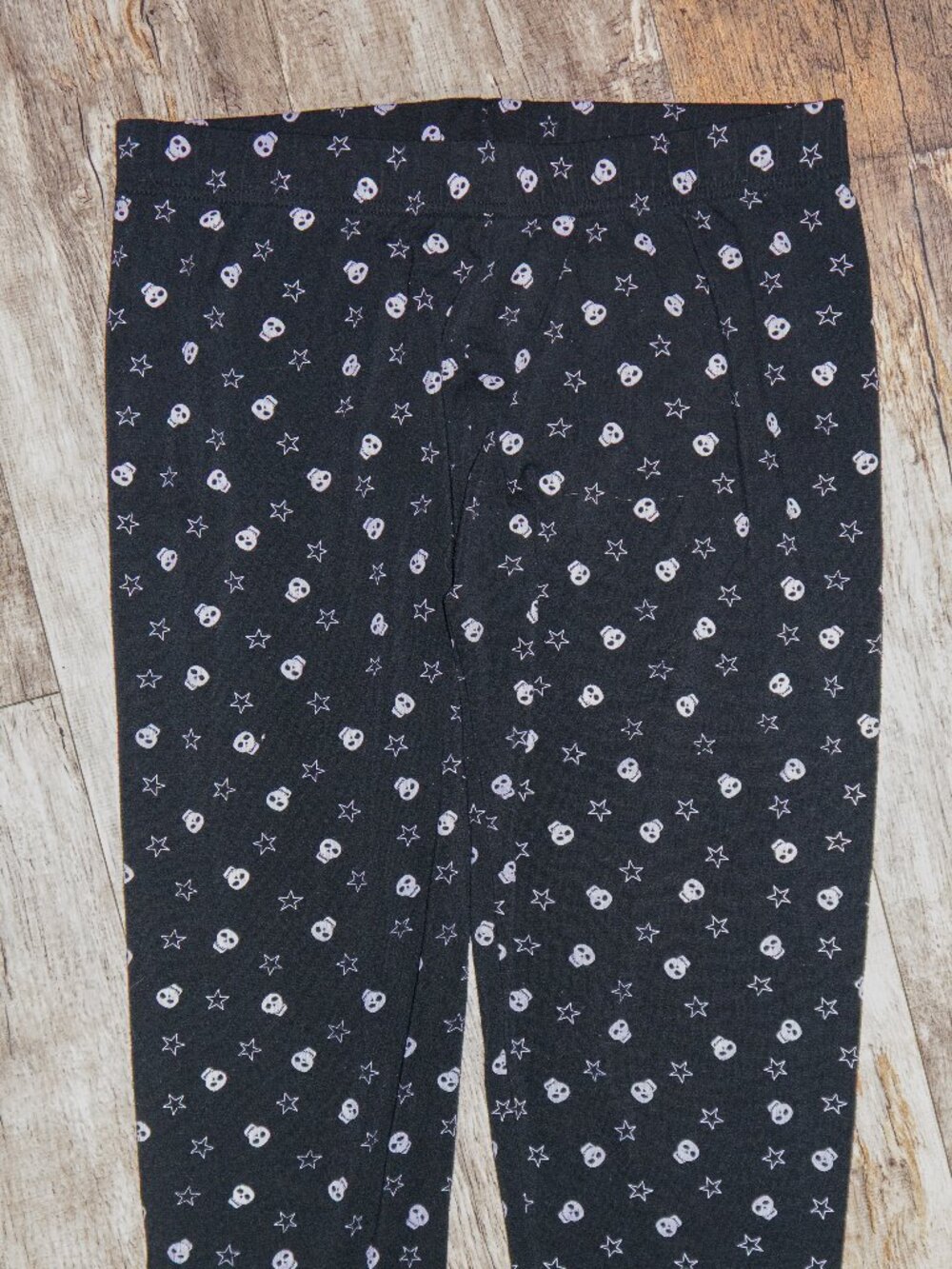 Vintage Y2K Super Low Fat Skull Star Leggings XL Mall Goth USA